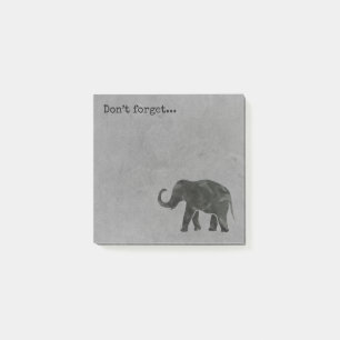 Post-it® Eléphant "n’oublie pas"