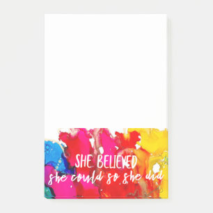 Post-it® Elle Croit Que Lovitude Publie Des Notes