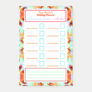 Post-it® Emballage du planificateur de tâches de vacances à