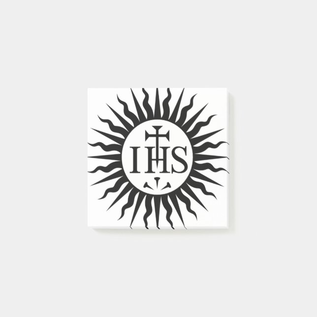 Post-it® Emblème de la Société de Jésus (Devant)