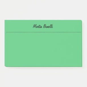 Post-it® Emerald Green Plain Business