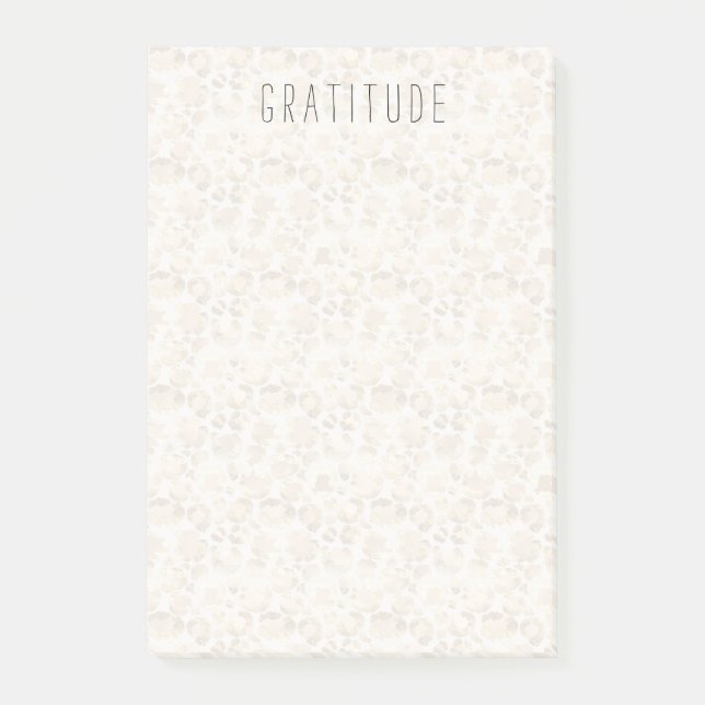 Post-it® Empreinte de léopard (Devant)