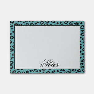 Post-it® Empreinte de léopard Aqua
