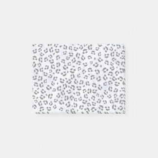 Post-it® Empreinte de léopard blanc