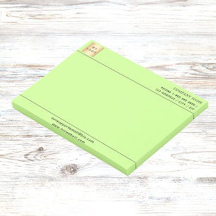 Post-it® En-tête du logo commercial vert clair