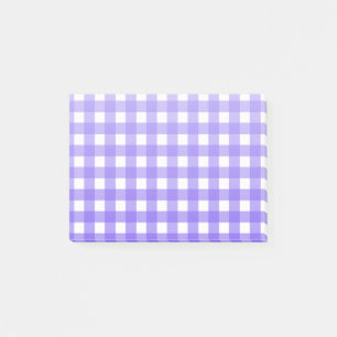 Post-it® En vichy périphérique et blanc