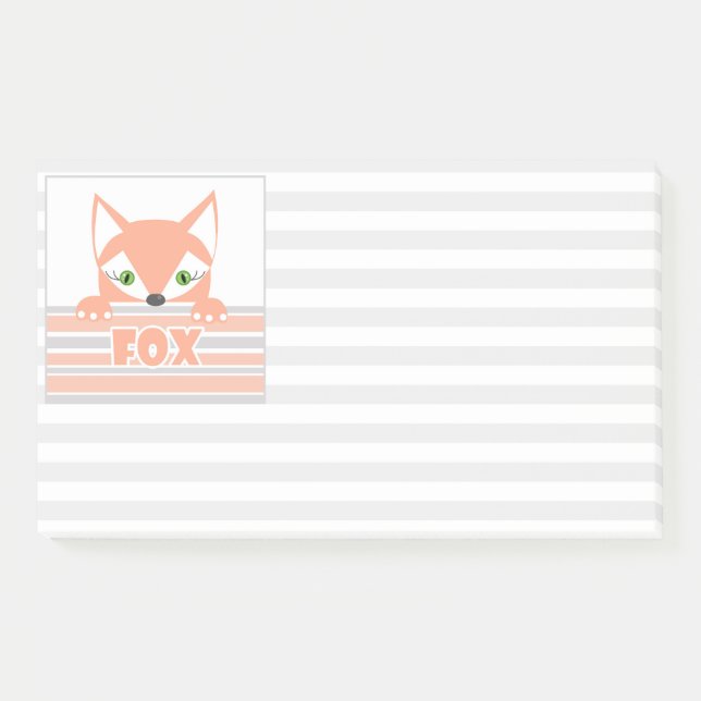 Post-it® Enfant, Renard, petit Renard, enfant, pour enfants (Devant)