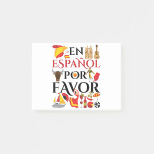 Post-it® Enseignant espagnol en espanol pour favoriser