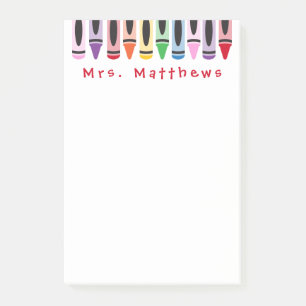 Post-it® Enseignant Retour à l'école Couleur de couleur C