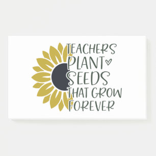 Post-it® Enseignants Plantes Semences qui augmentent pour t