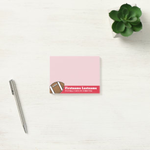 Post-it® Entraîneur de joueur de football ou enseignant - D