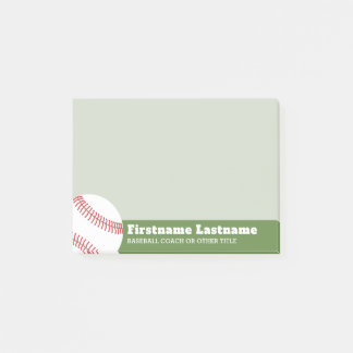 Post-it® Entraîneur ou enseignant de baseball - Dessin mode