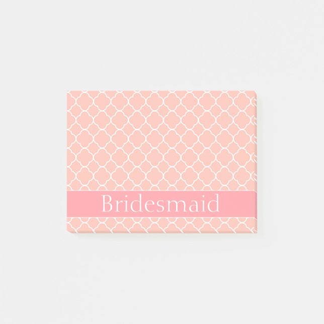 Post-it® Épouse rose et blanche (Devant)