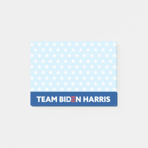 Post-it® Équipe Biden Harris Stars Couleurs Personnalisées 