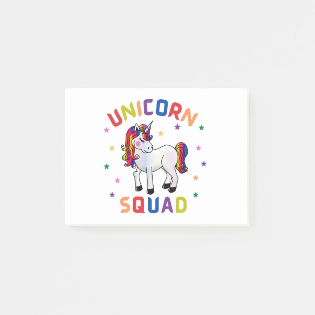 Post-it® Équipe de la licorne (Devant)