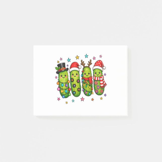 Post-it® Équipe de Pickle de Noël (Devant)