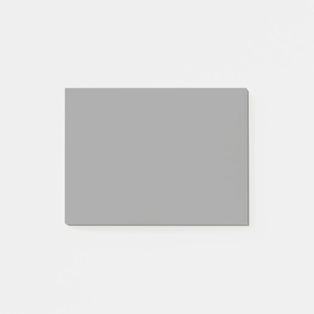 Post-it® Espagnol gris couleur solide (Devant)