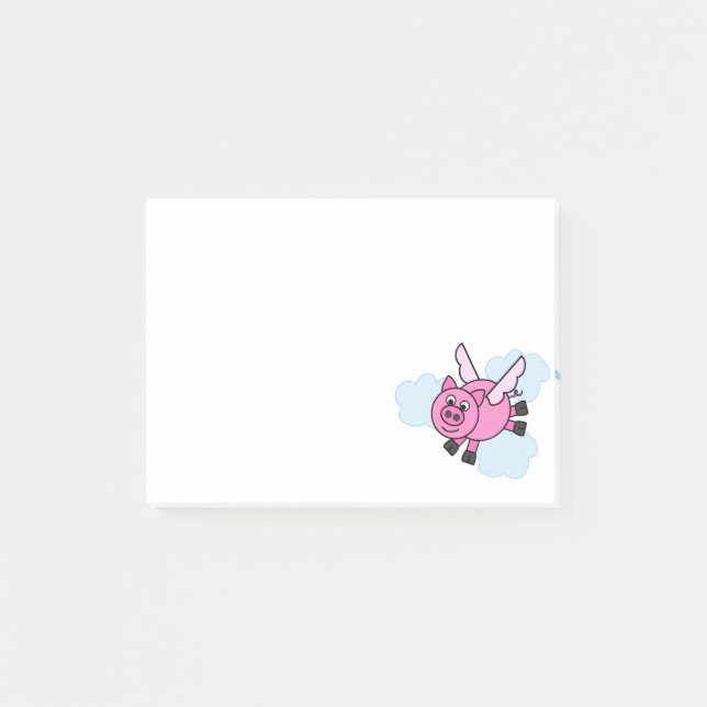 Post-it® Et les porcs pourraient voler ! (Devant)