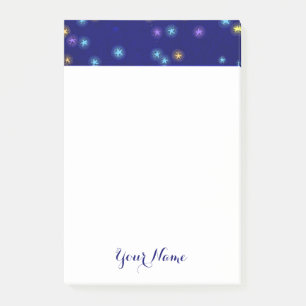 Post-it® Étiquette Vintage Lune et Étoiles 4" x 6" adhésive