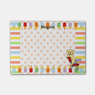 Post-it® Étudiant jaune 3 de Labrador