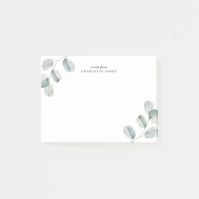 Post-it® Eucalyptus Personalized (Devant)