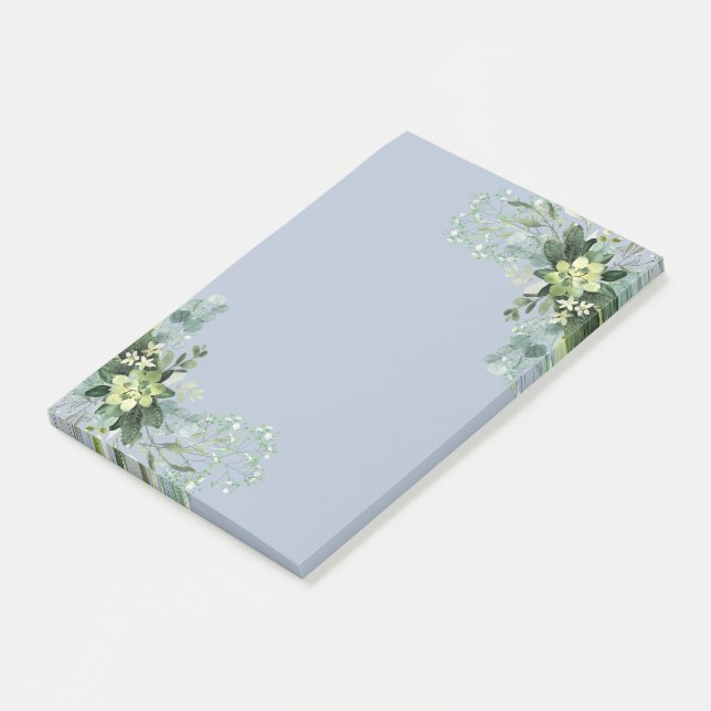 Post-it® Eucalyptus Verdure Mariage Foliage Bébés Respirer (Incliné)