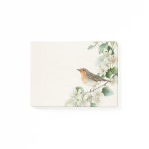 European Robin & Hawthorn – Editable Botanical Wed