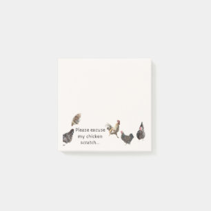 Post-it® Excusez-moi mes notes post-it sur l'écaillage de p