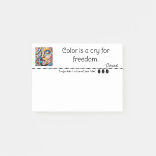 Post-it® Explosion de pixels vibrants peinture