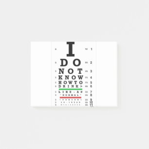 Post-it® Eye Exam - Cadeaux Sobers Hommes Femmes