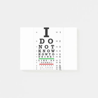 Post-it® Eye Exam - Cadeaux Sobers Hommes Femmes