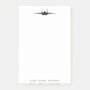 Post-it® F-15 Eagle Fighter Jet avec texte personnalisé