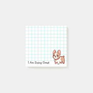 Post-it® Faisant une excellente bouledogue français