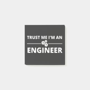 Post-it® Faites-moi confiance, je suis ingénieur