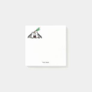 Post-it® Falcons héraldiques vintages avec Emblème de crête