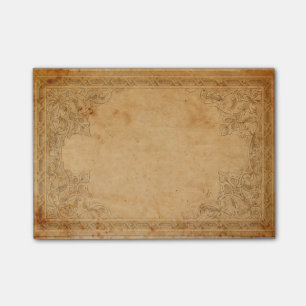 Post-it® Falln a vieilli le papier encadré