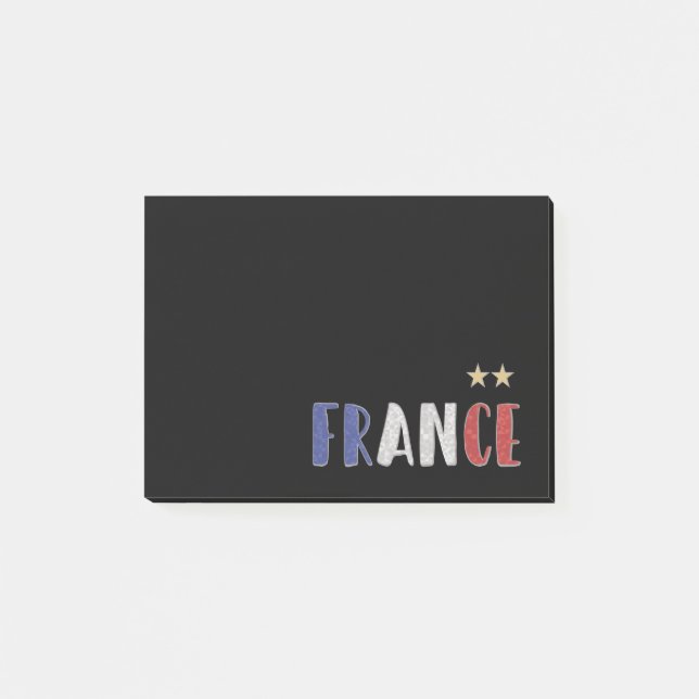 Post-it® Fan de football France Chemise Française (Devant)