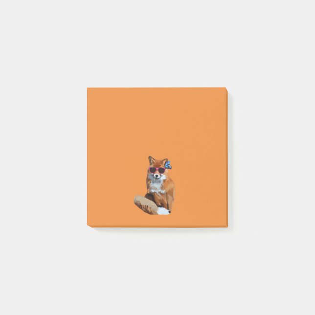 Post-it® Fancy Fox Post-it Notes (Devant)