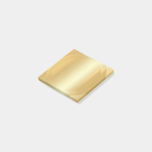 Post-it® Faux Gold Blank Modèle Professional