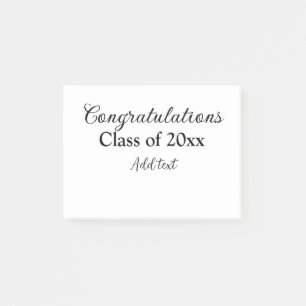 Post-it® Félicitations de graduation simples clas d'ajout m