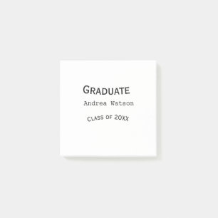 Post-it® Félicitations diplômé nom promotion 20XX type w