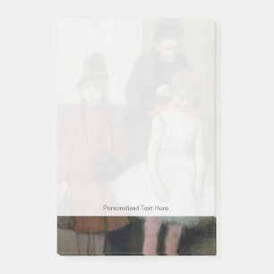 Post-it® Femme d'Edgar Degas   avec deux petites filles