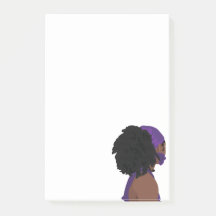 Femme noire cheveux naturels Artiste esthétique