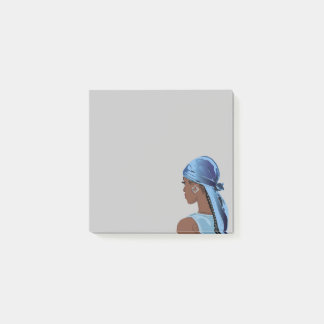 Post-it® Femme noire esthétique avec durag Art