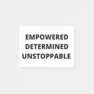 Post-it® Femmes Autonomisées Déterminées Inarrêtables