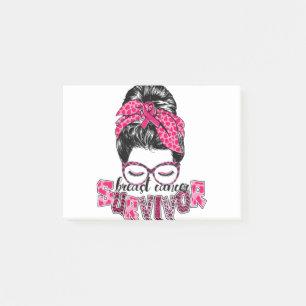 Post-it® Femmes fortes Messy Bun Cancer du sein Survivant P