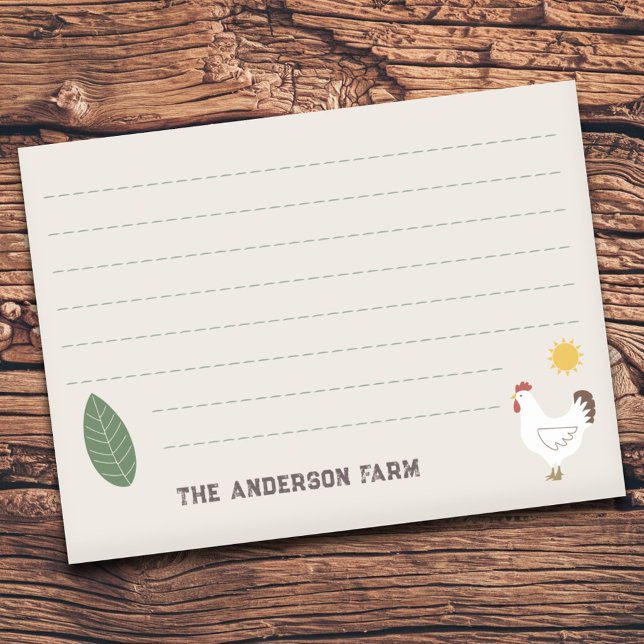 Post-it® Ferme - Poulet, soleil et feuille (Farm - Chicken, Sun and Leaf Post-it Notes)