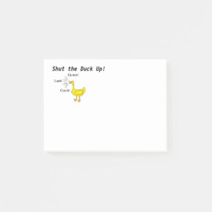 Post-it® Fermez le canard !  Notes de post-it