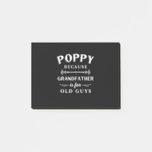 Post-it® Fête des pères   Grand-Père Est Pour Les Vieux Gar