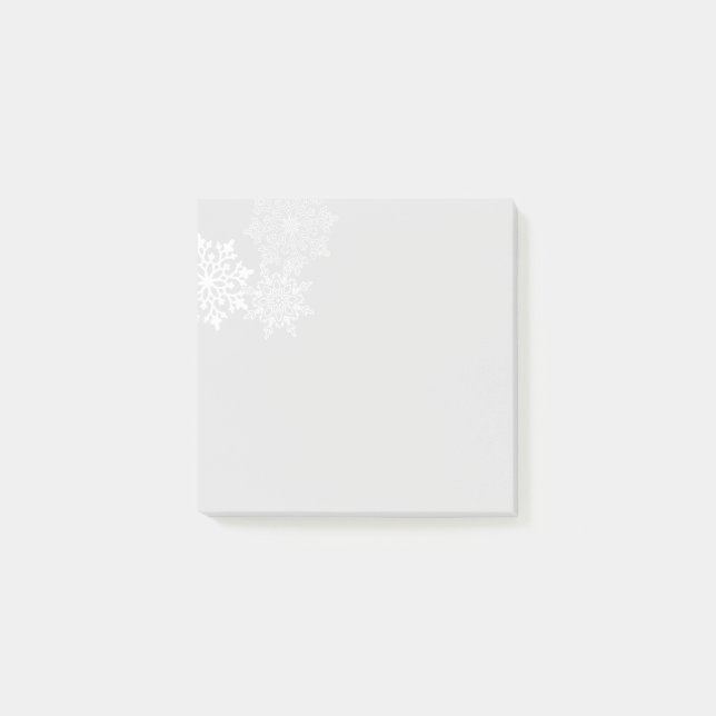 Post-it® Fêtes de fin d'année-billets-flocons (Devant)